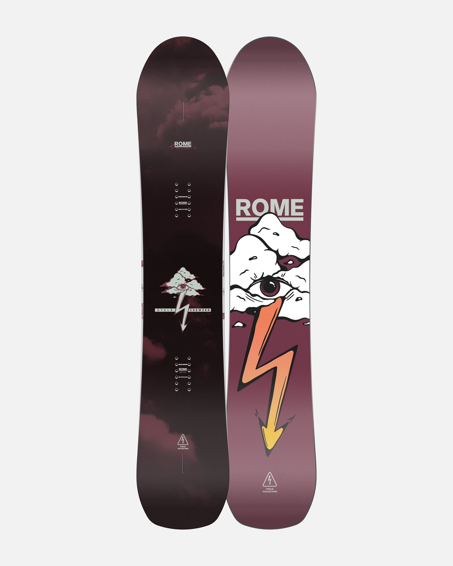 Rome Stale Crewzer 2026 Snowboard topsheet and base