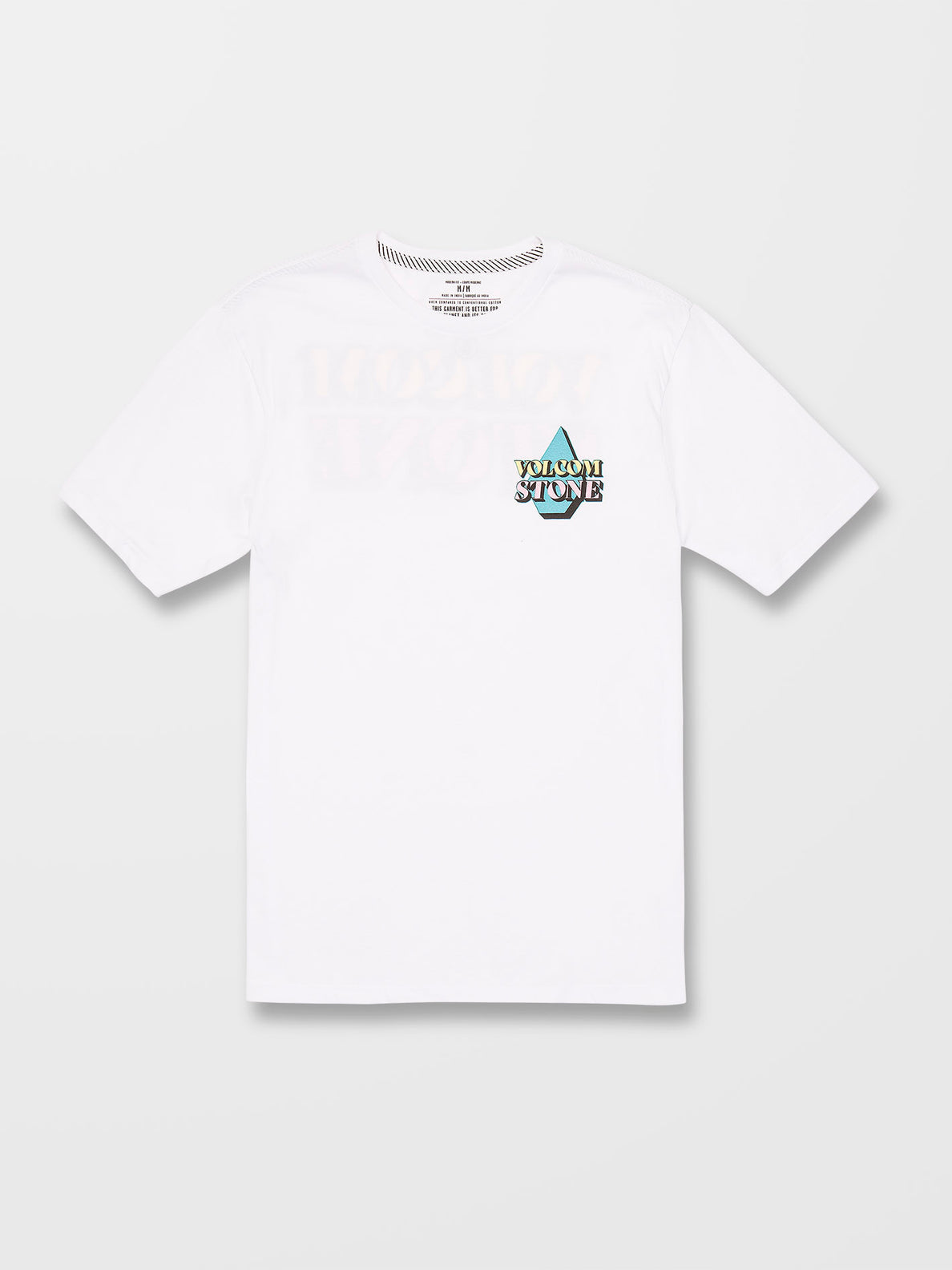 Stript S/S T-Shirt White