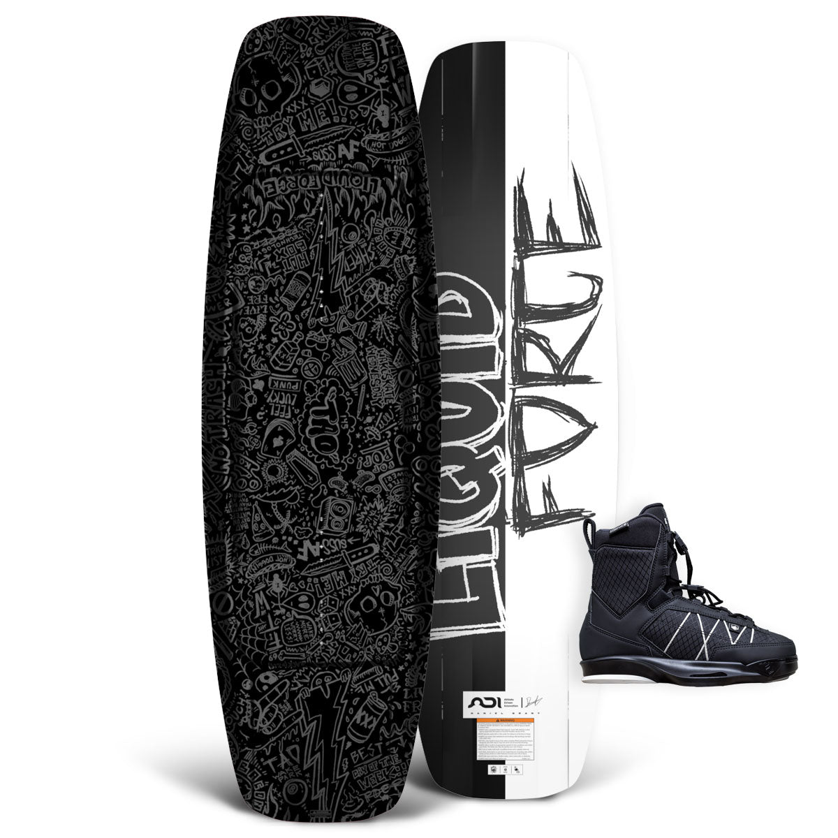2026 Wakeboard Tao / Tao 6X Black Combo Package