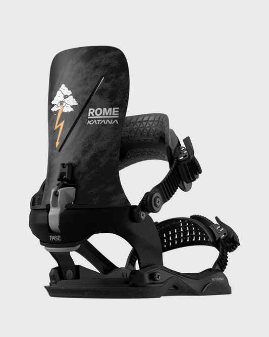 Rome Katana AW Pro FASE Black 2027 Snowboard Bindings