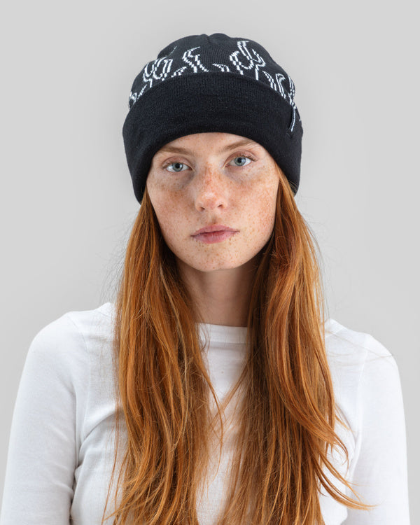 Beyond Medals 00s Flame Beanie Black