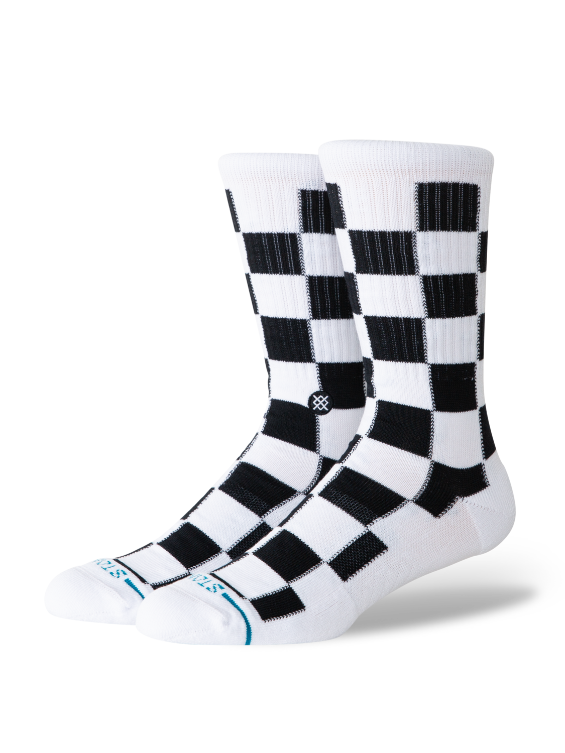 Stance Dance Floor Crew Socks White