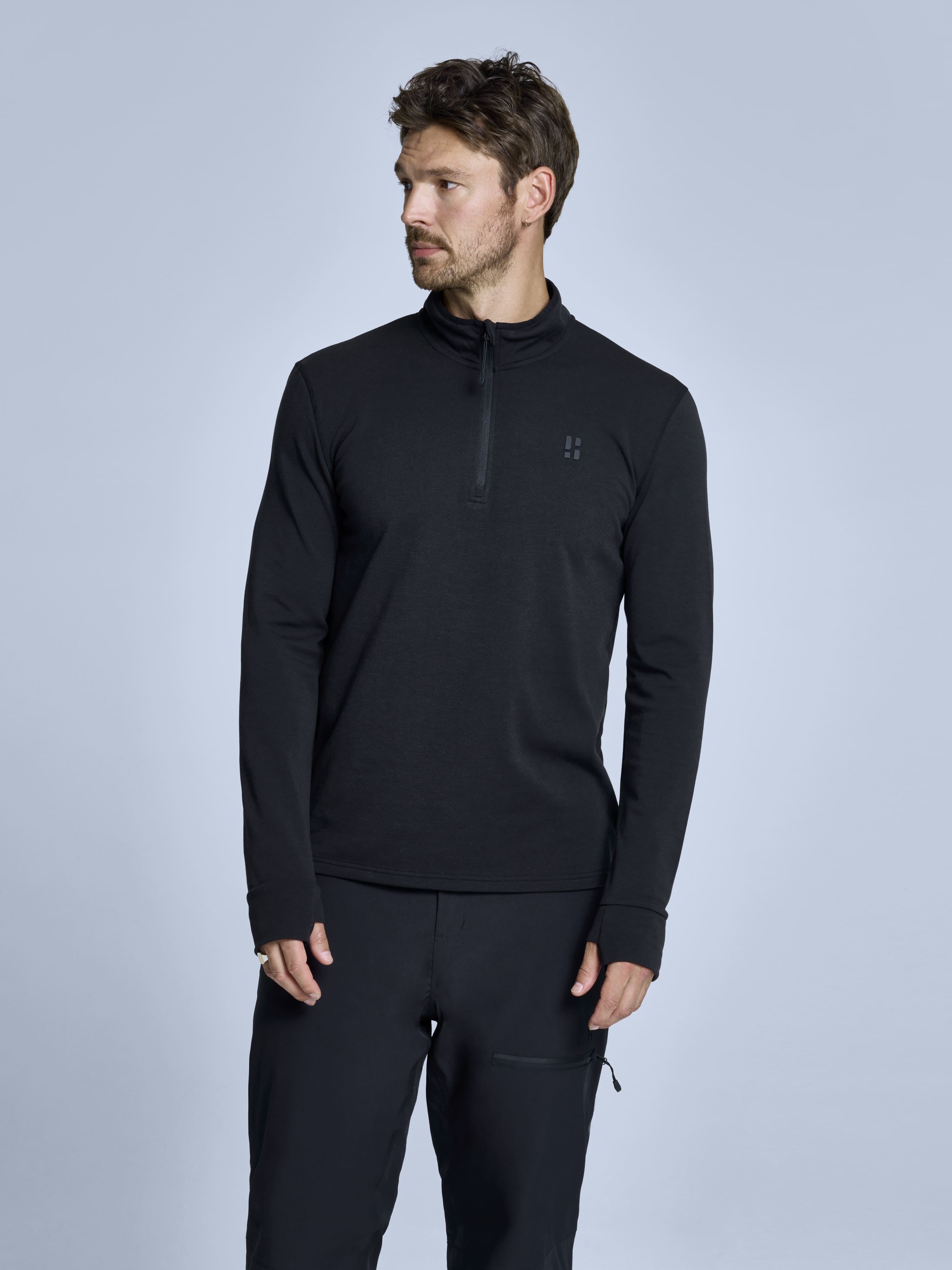 Poederbaas Merino Pully Men Black