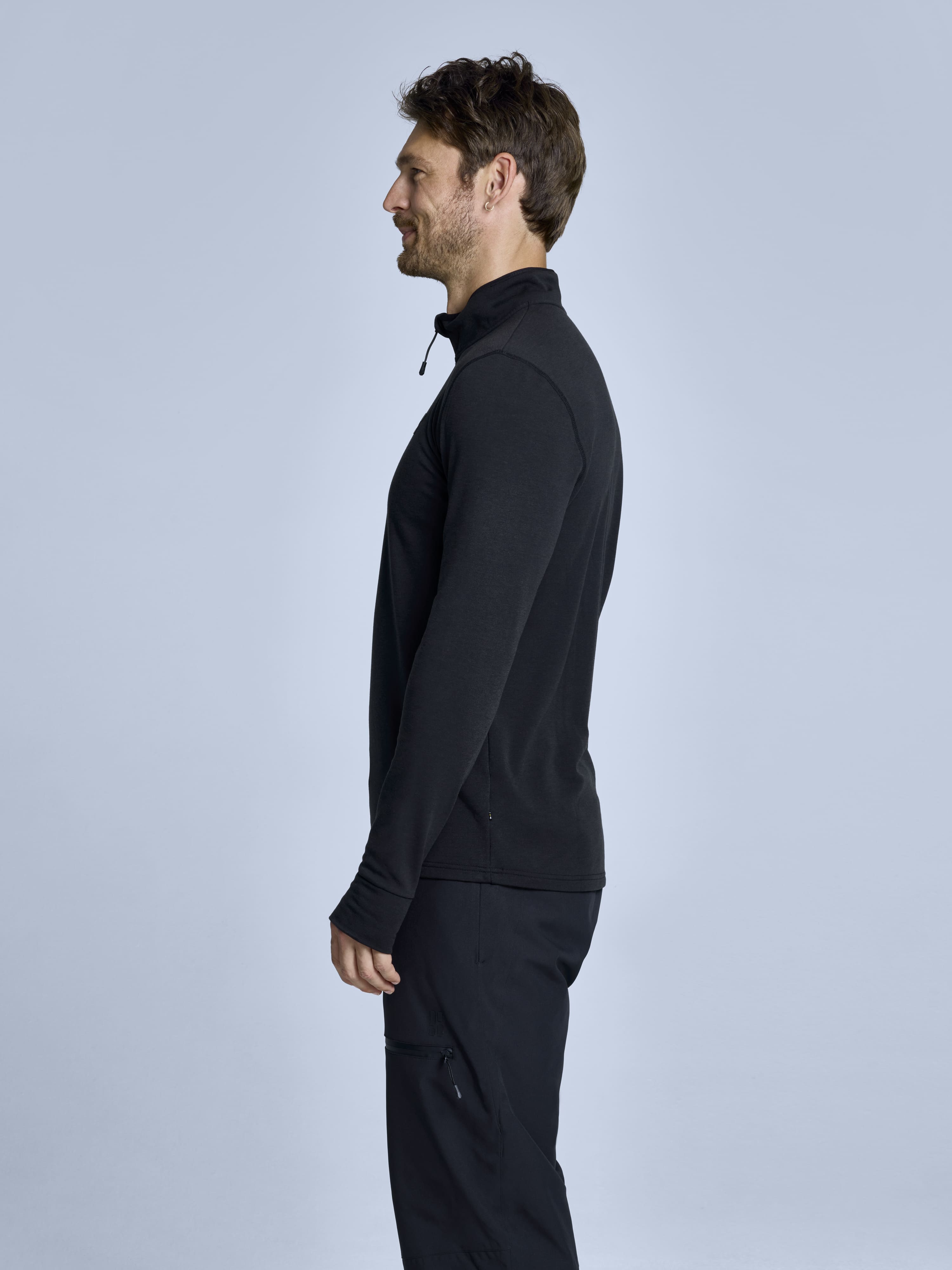 Poederbaas Merino Pully Men Black