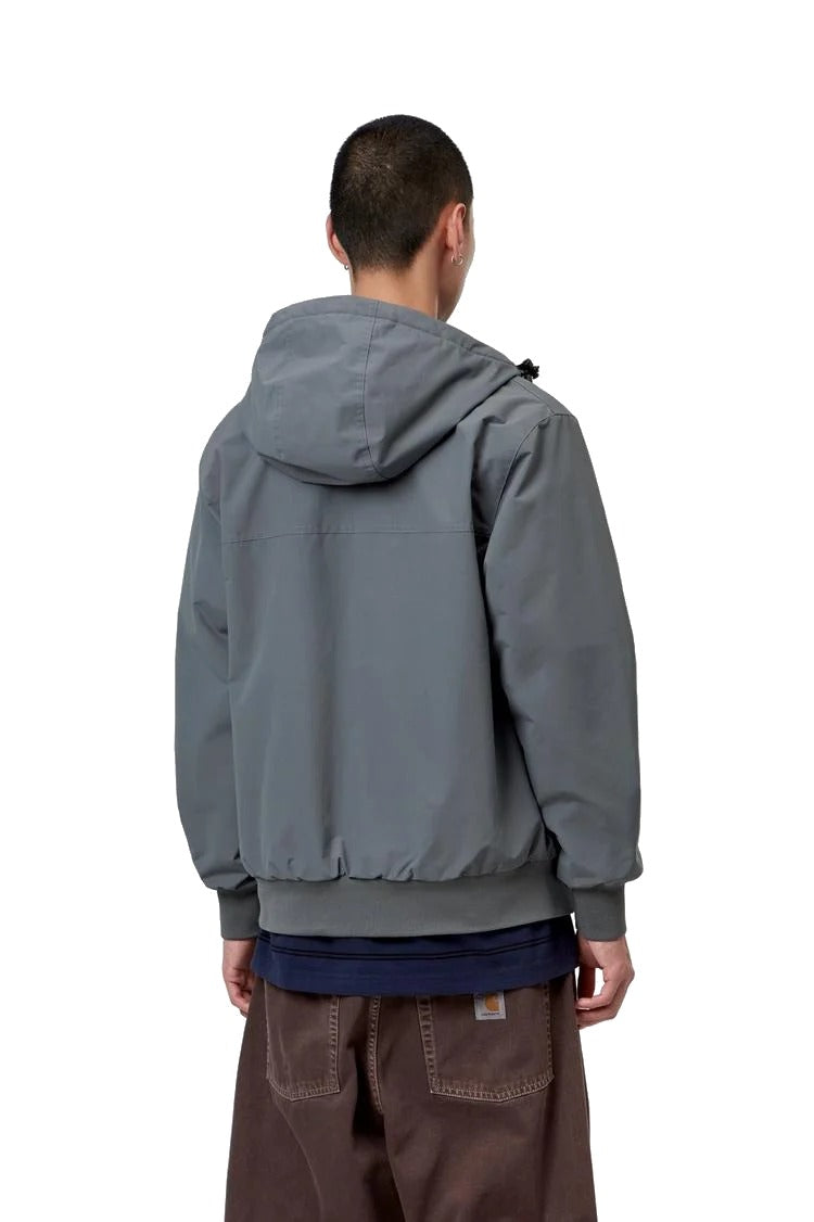 Hooded Sail Jacket Styx/White