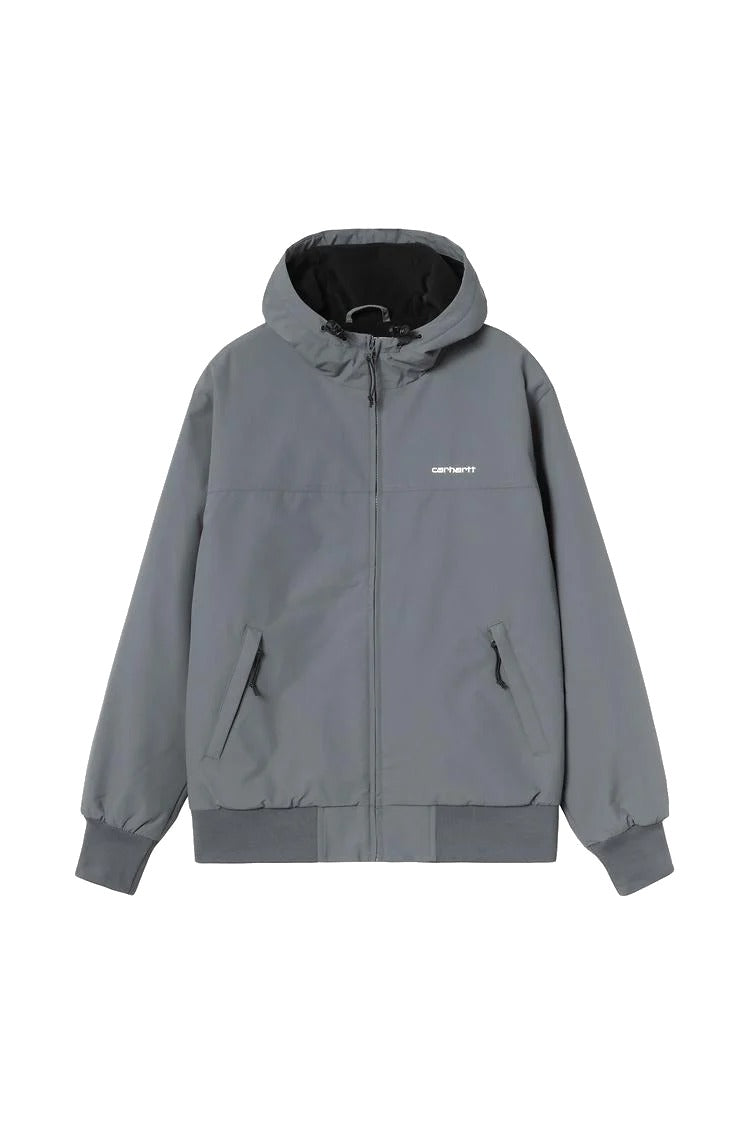Hooded Sail Jacket Styx/White