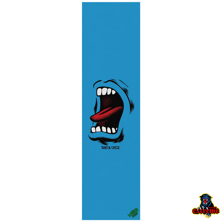 x Santa Cruz Screaming Mouth Griptape Blue