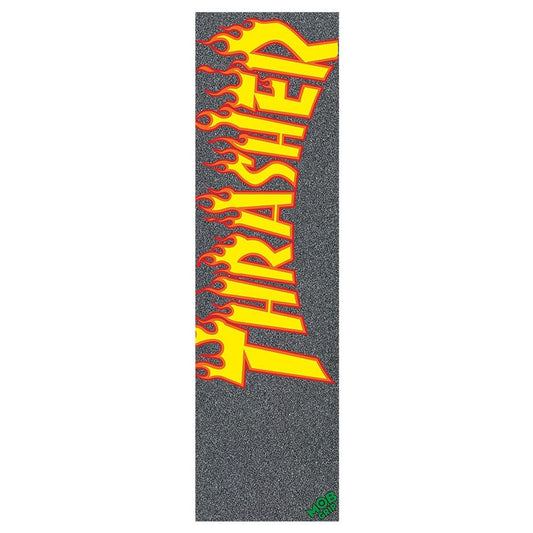 Griptape 9" Thrasher Yellow and Orange Flame