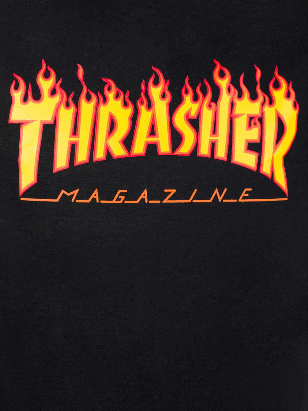 Flame Logo T-shirt Black