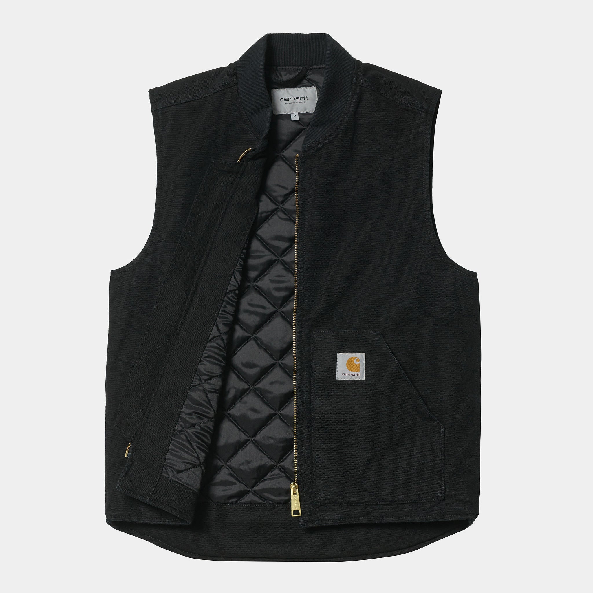 Classic Vest Black Rinsed