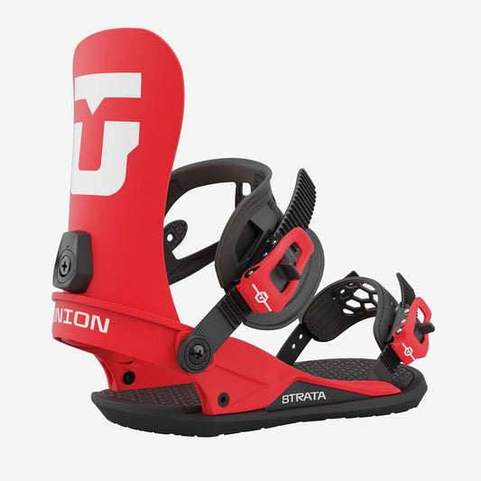 Strata Snowboard Binding 2024 Red