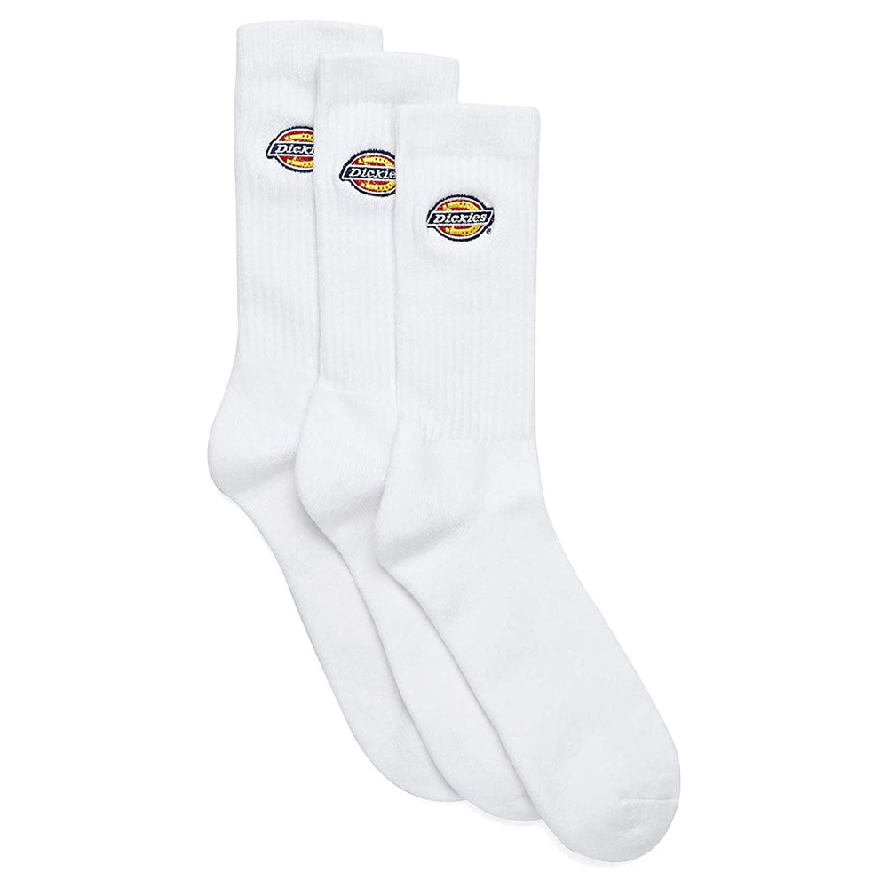 Valley Grove Embroidered Sock White