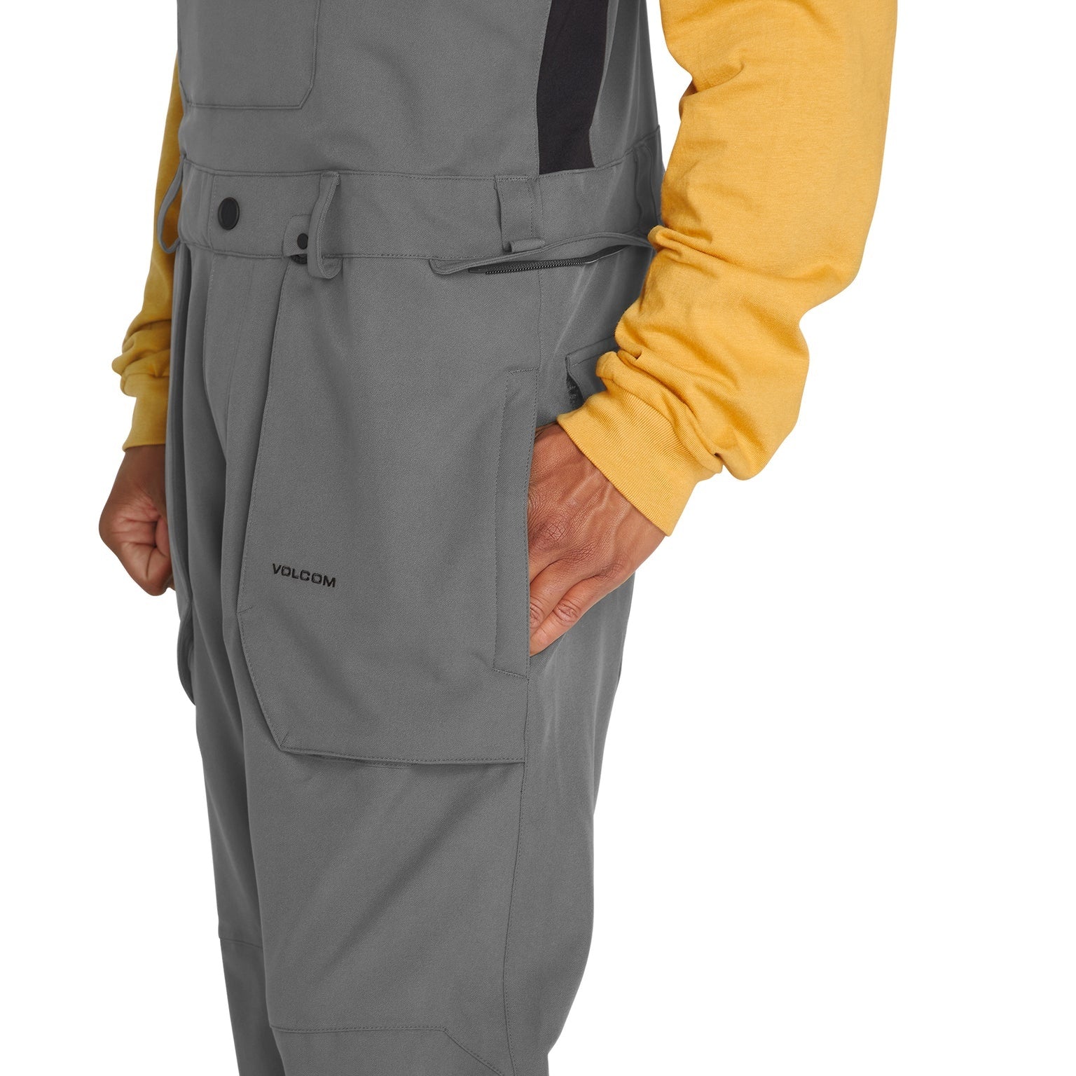 Roan Bib Overall Dark Grey