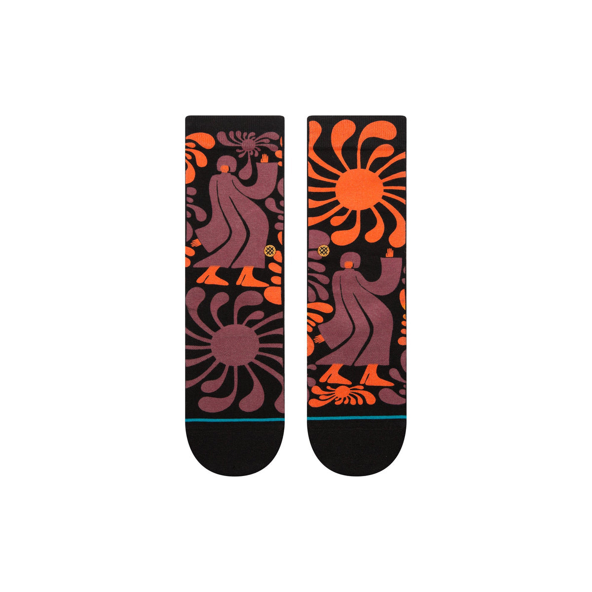 Lauryn Alvarez Crew Socks Black