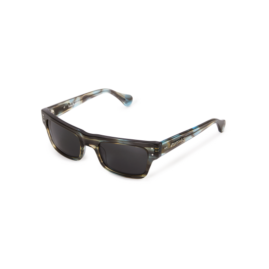 Hideo Sunglasses Teal Smoke