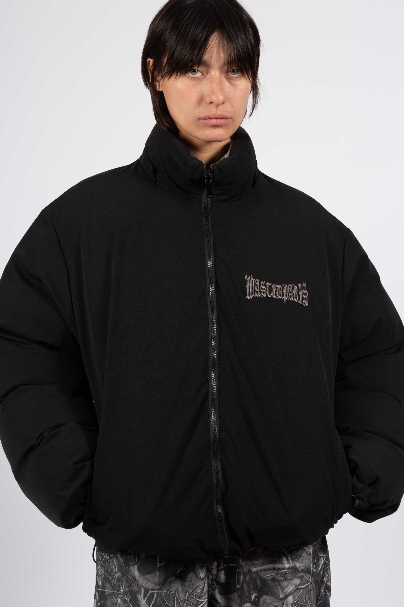 Puffer Hood Reverse Taïga Black/Camo