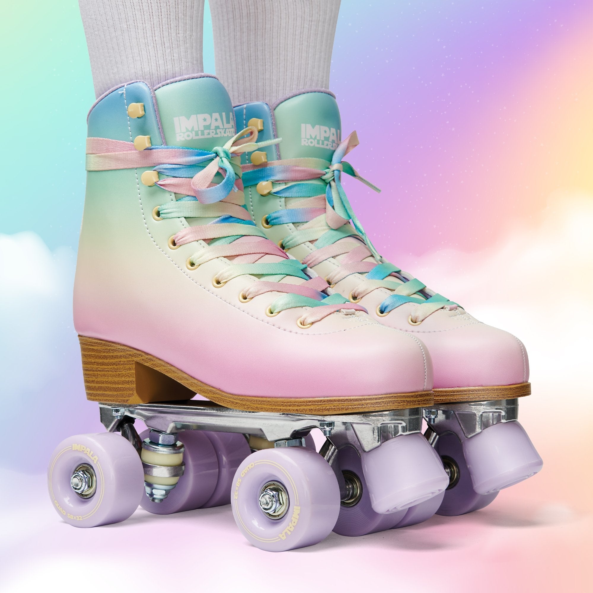 Quad Rollerskate Pastel Fade
