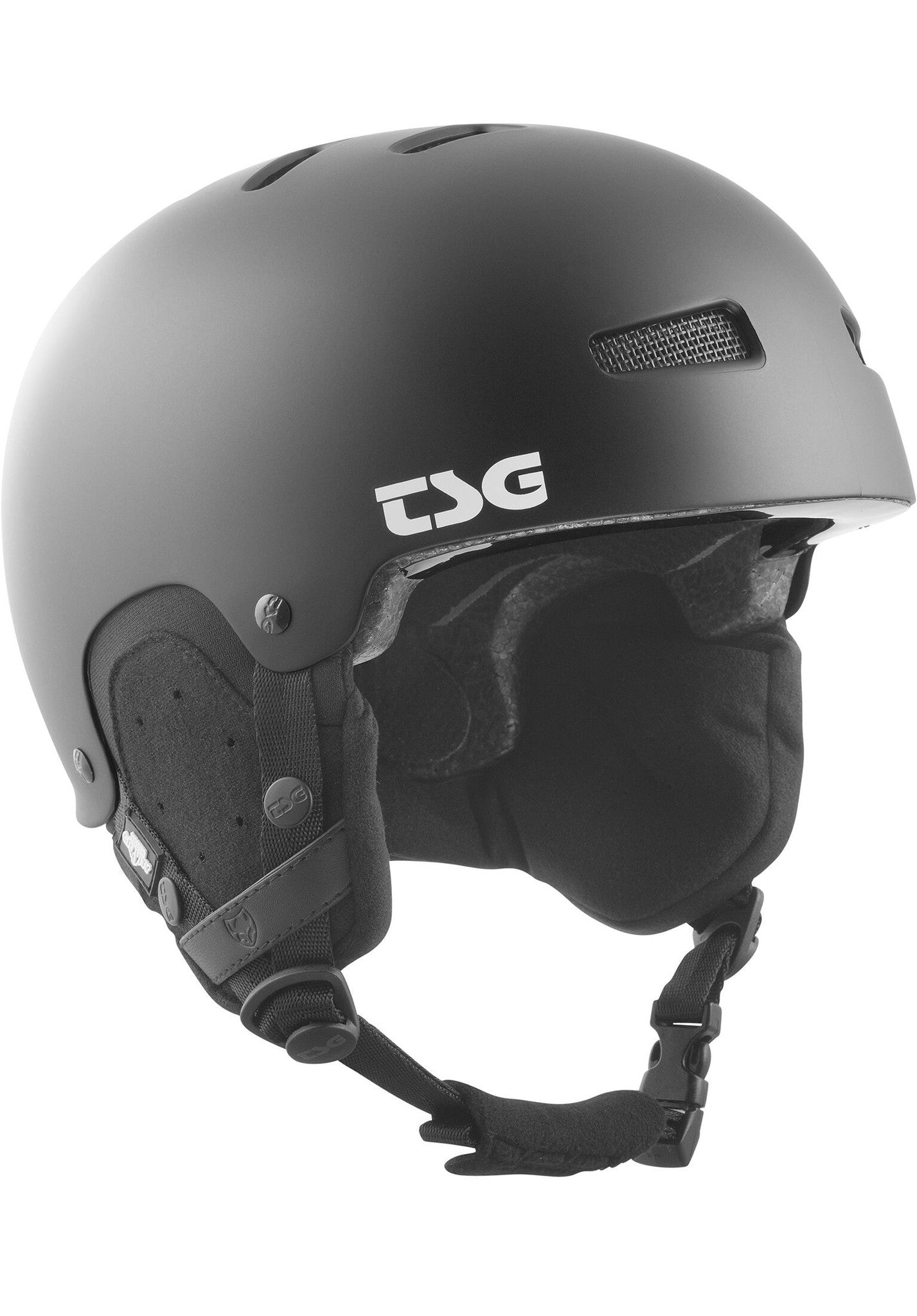 Gravity Youth Solid Color Snowboard Helmet Satin Black