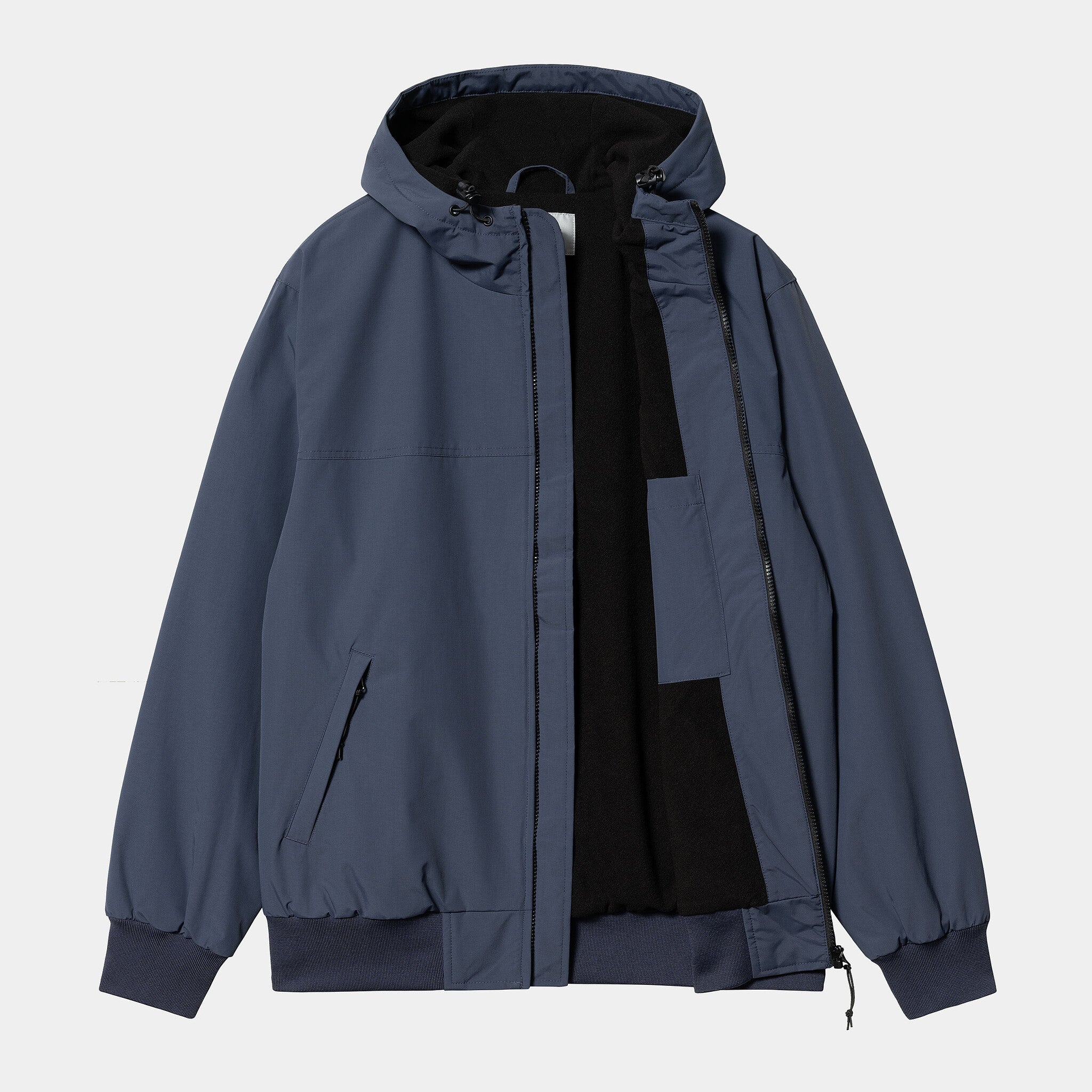 Hooded Sail Jacket Blue/White