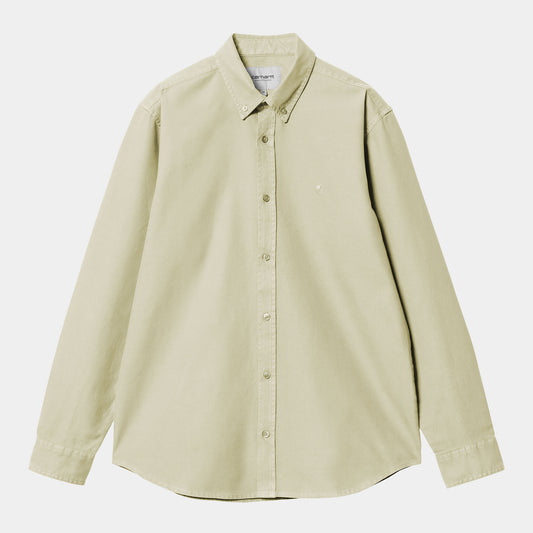 Bolton L/S Shirt Beryl Garment Dyed