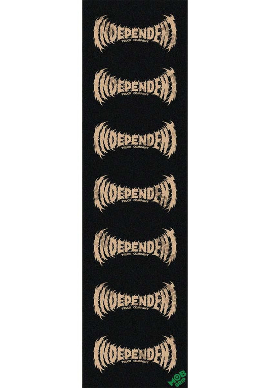 Independent Black Metal Span 9" Clear Griptape