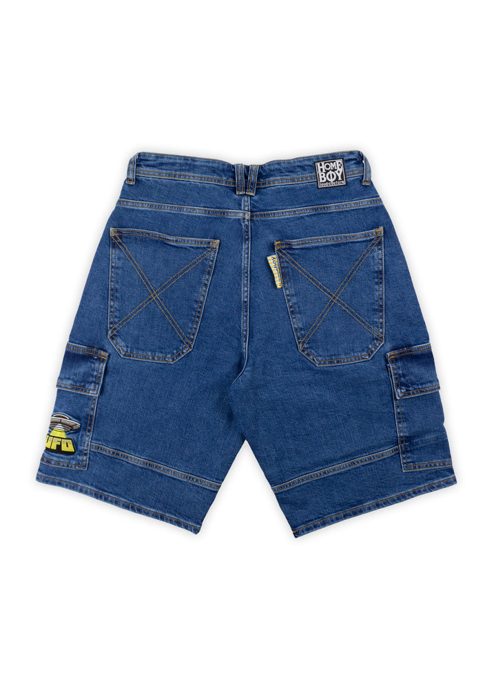 X-tra Ufo Cargo Denim Short
