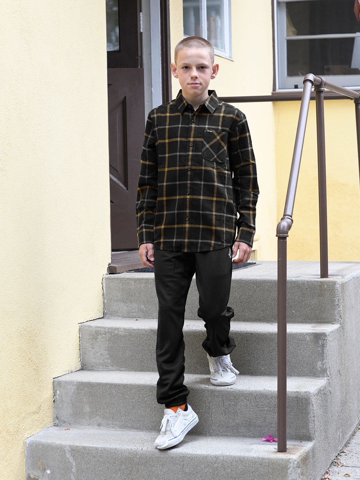 Boys Caden Plaid Shirt