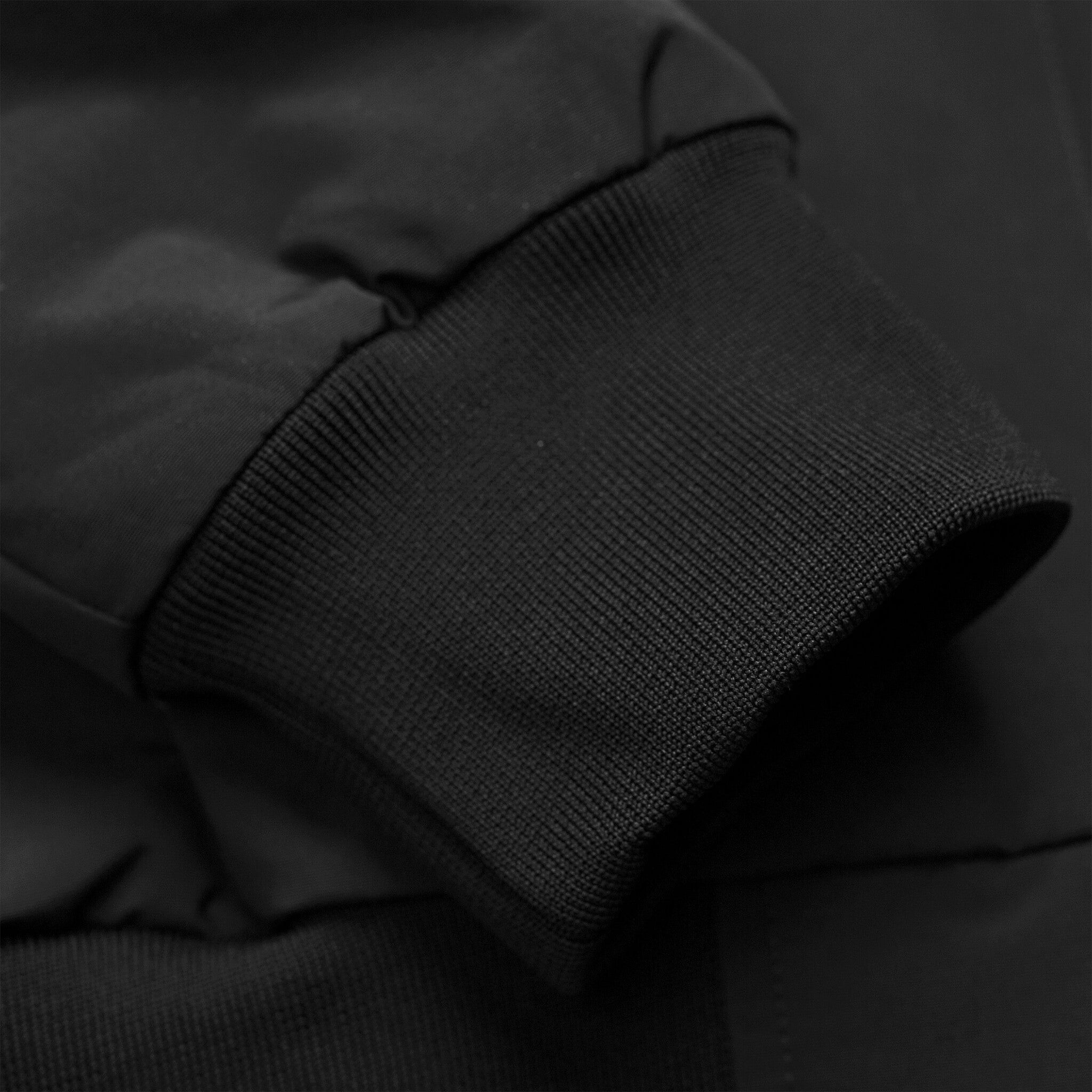 Hooded Sail Jacket Black/White