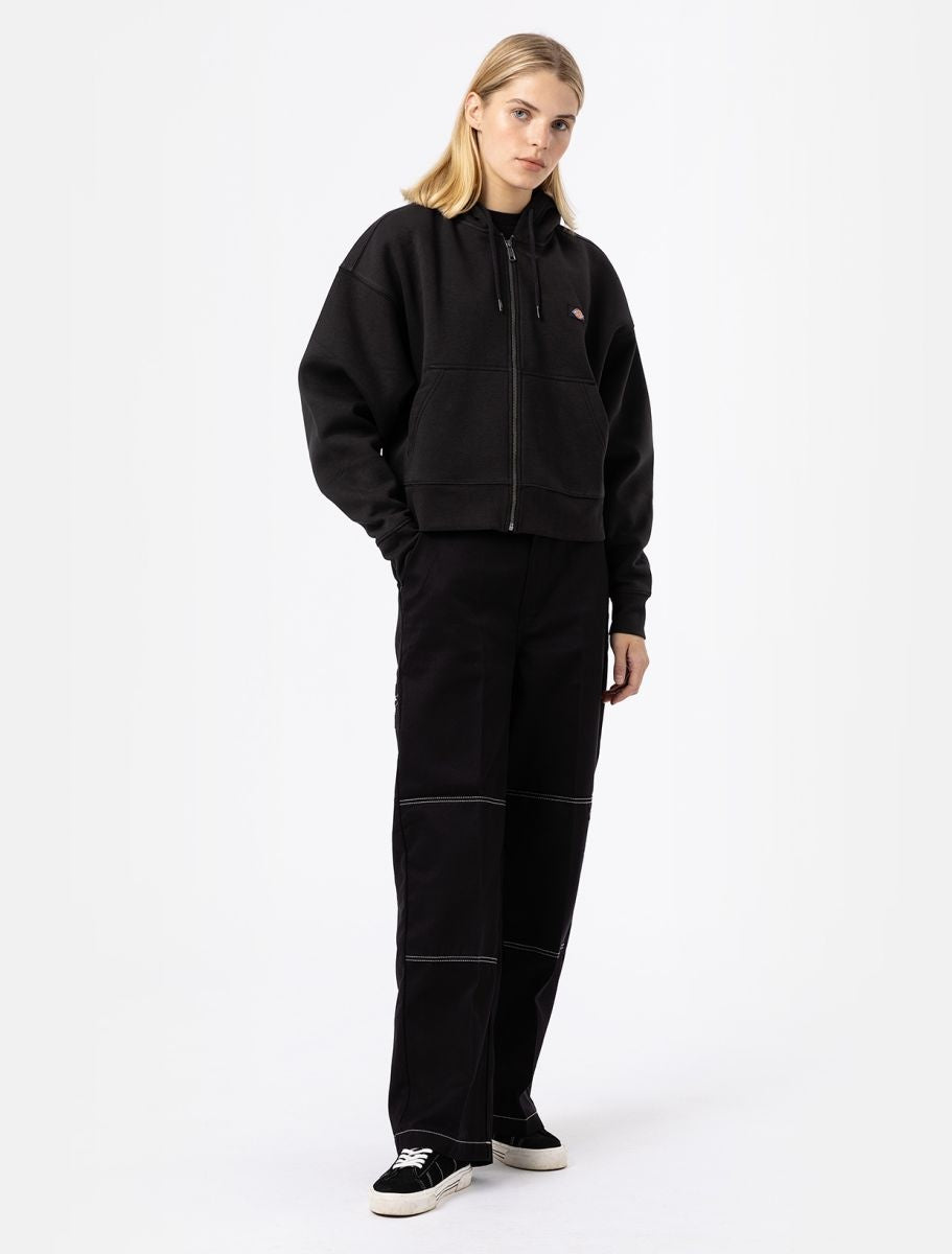 Oakport Zip Hoodie Black