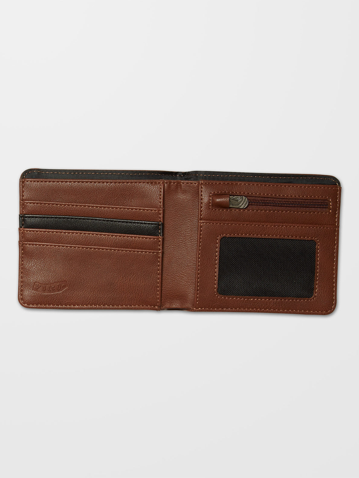 Slim Stone Pu Wallet Brown