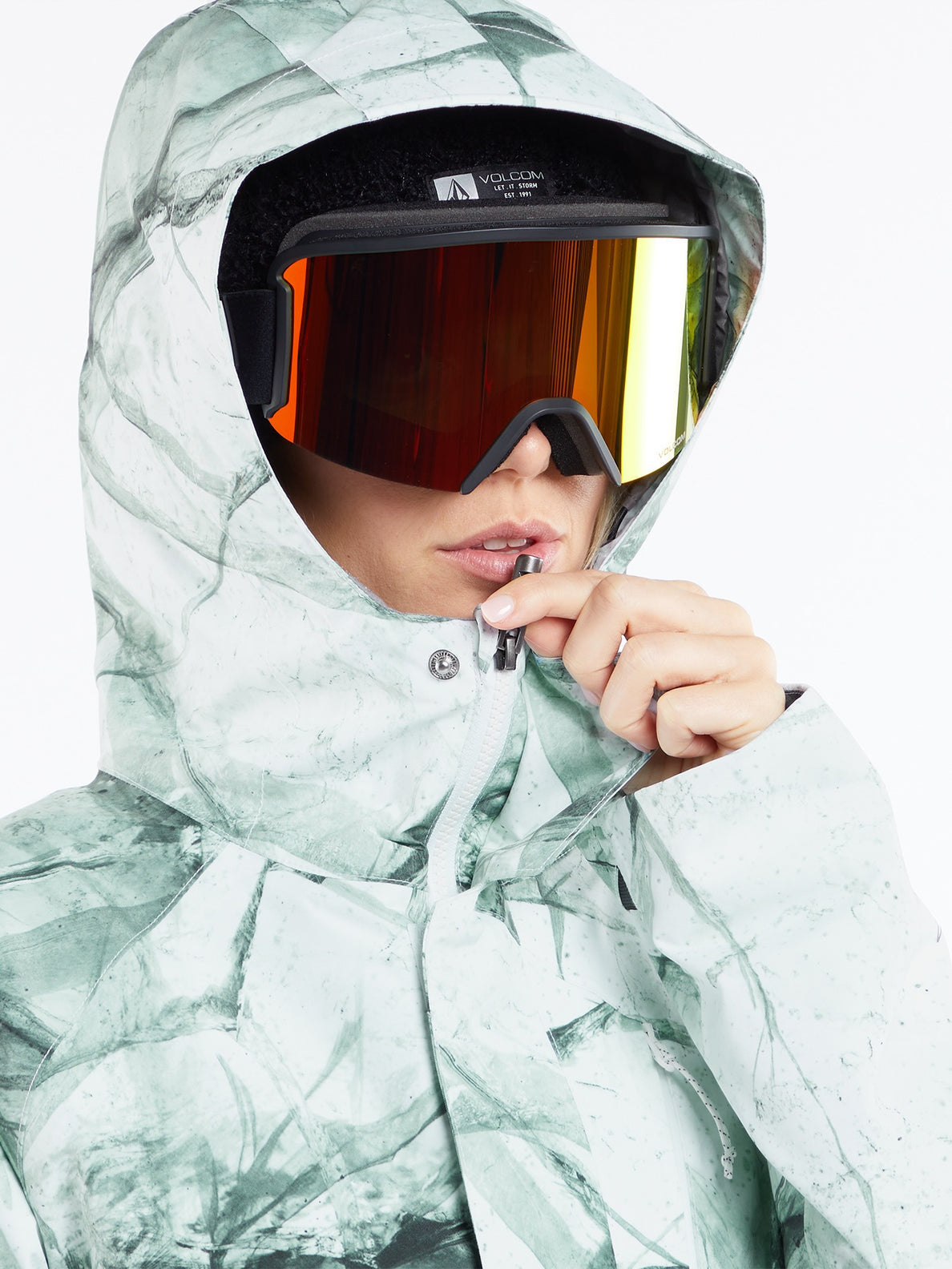 Womens Bolt Insulated Jacket White Ice