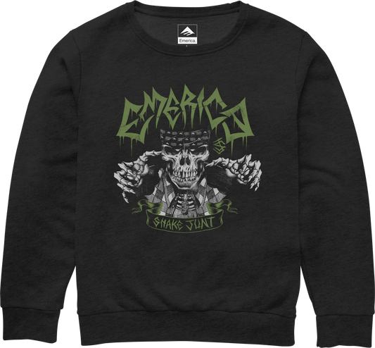 X Shake Junt Skull Crewneck Black