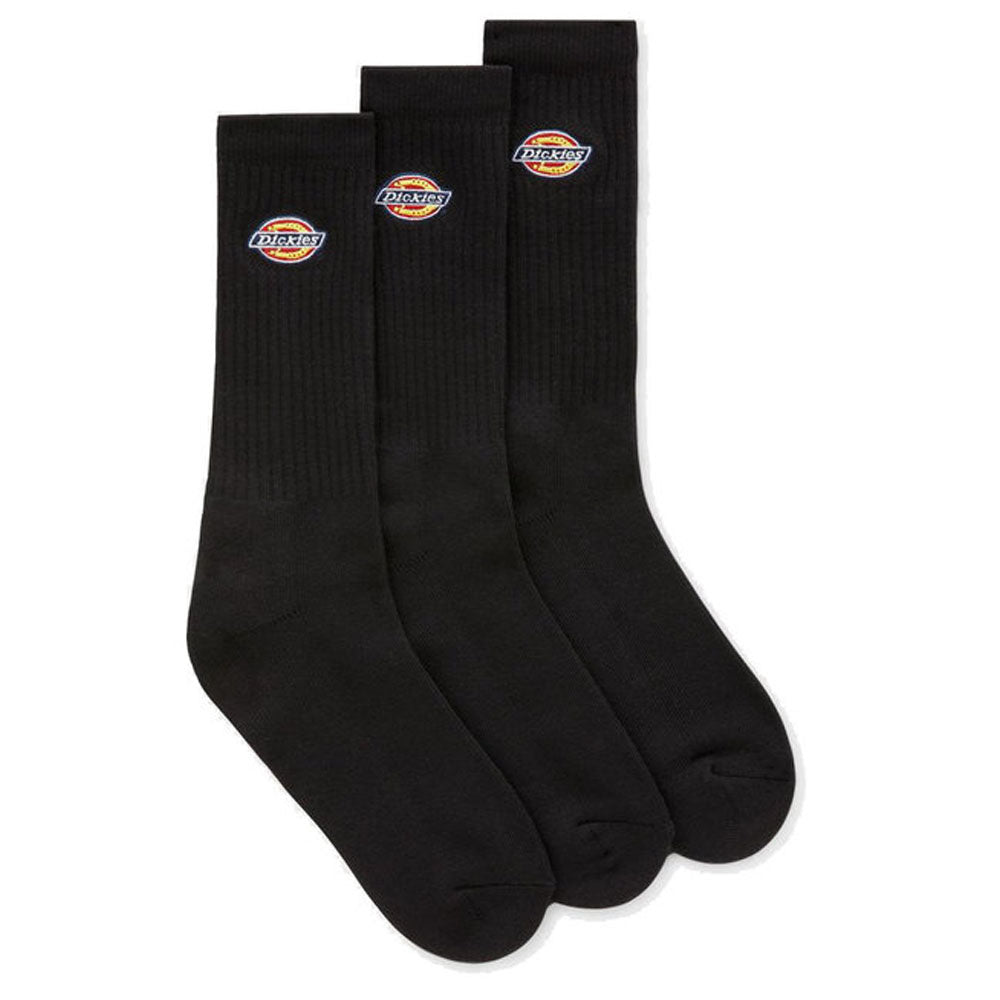 Valley Grove Embroidered Sock Black