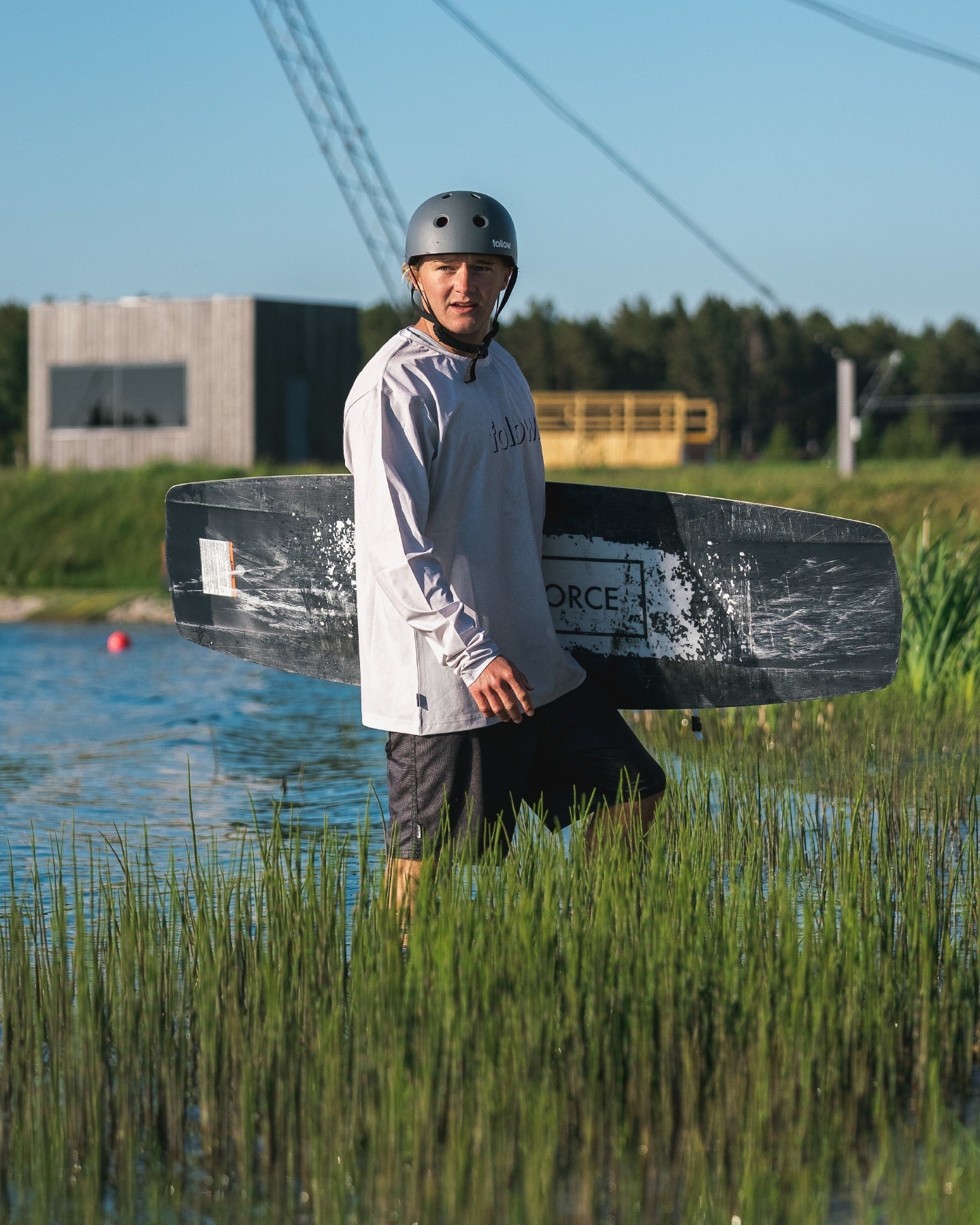 2023 Corp L/S Hydro Tee Stone