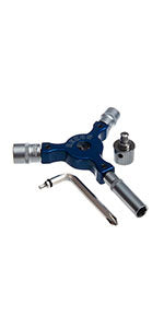 Metal Y-Tool + Axle Rethreader + Bearings Press