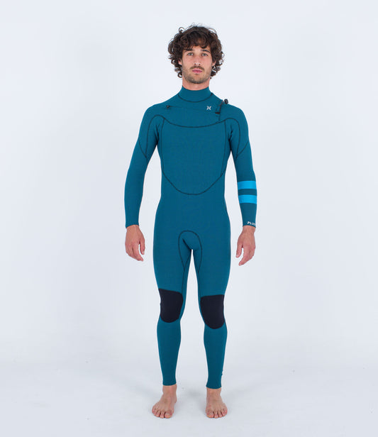 Men Plus 3/2mm Fullsuit Black/Skyblue