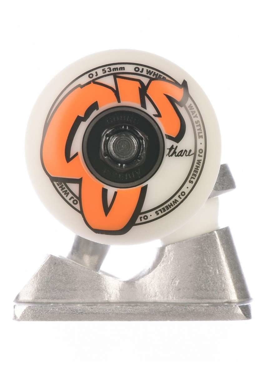 OJ Logo Assembly  Silver Trucks 83A 53mm 8.0 - 8.1