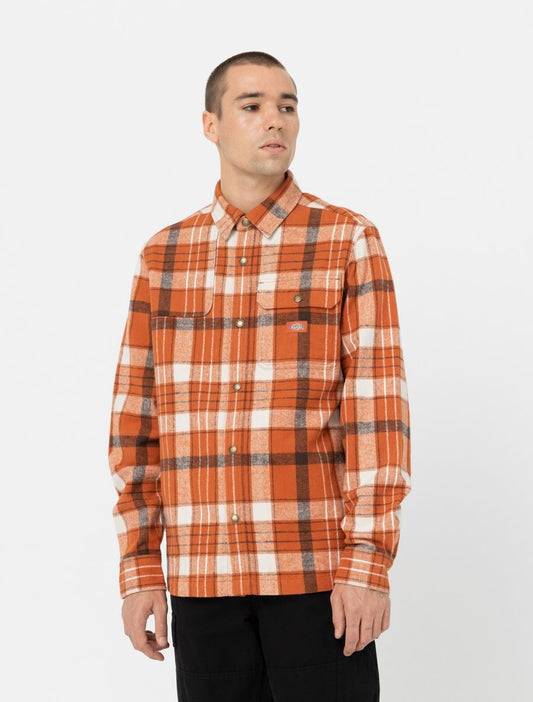 Nimmons L/S Shirt Bombay Brown