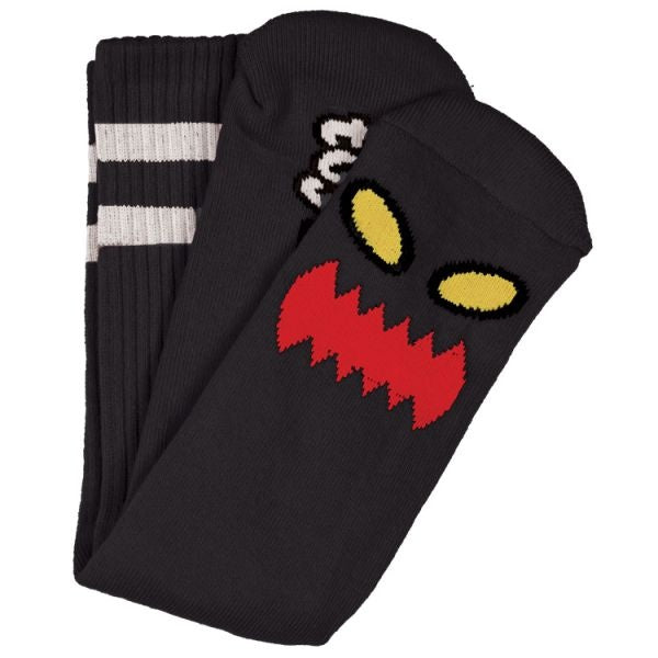Monster Face Sock Black