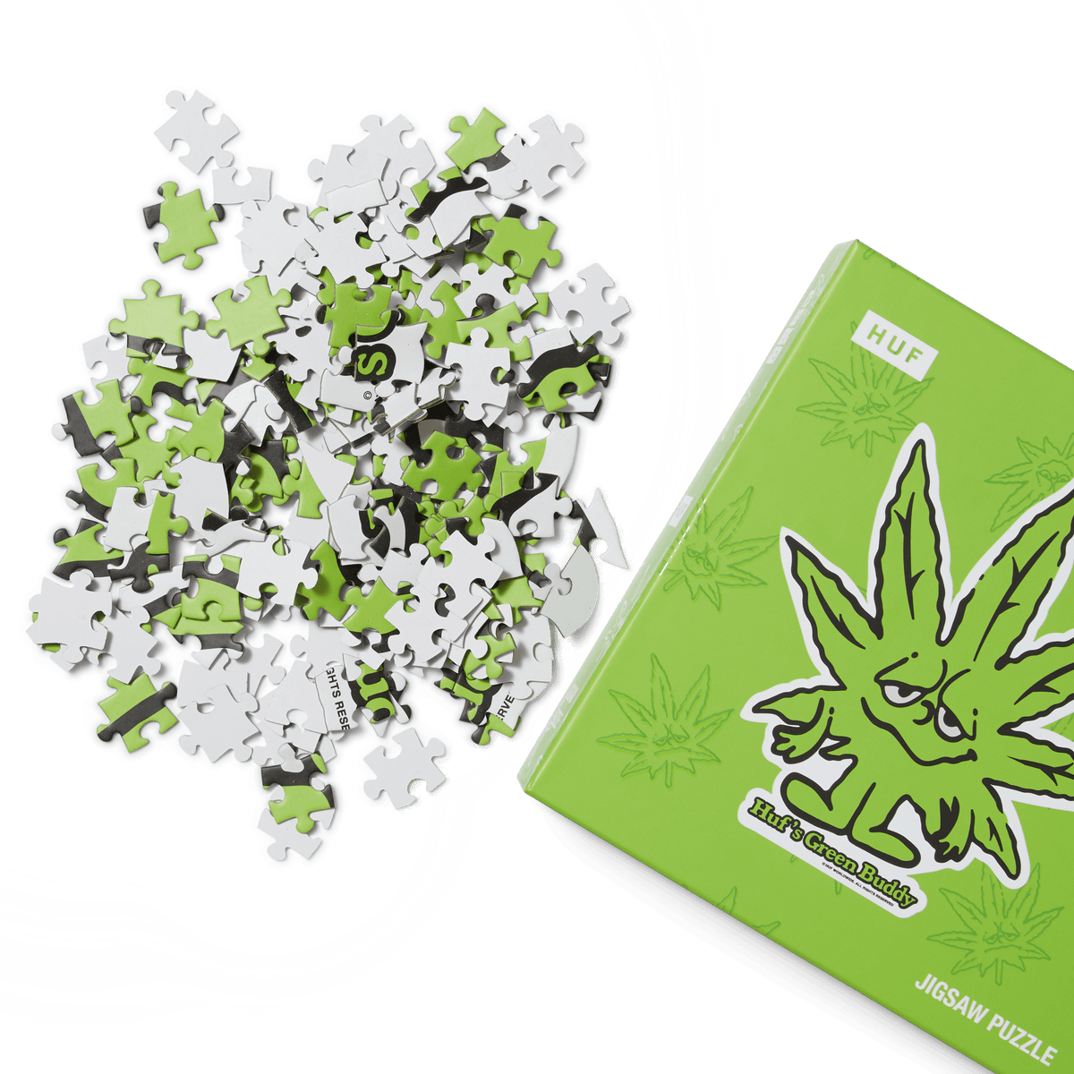 Green Buddy Jigsaw Puzzle Green