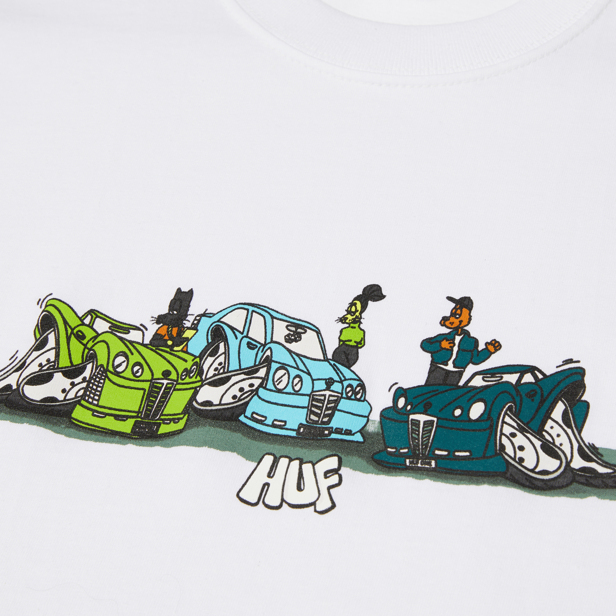 Car Show S/S Tee White