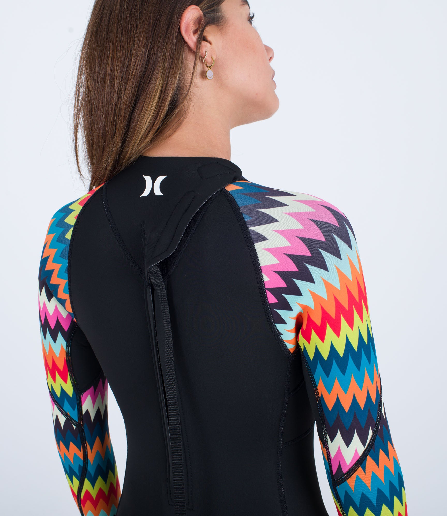 Women Advant 2mm Shorty Springsuit Chevron