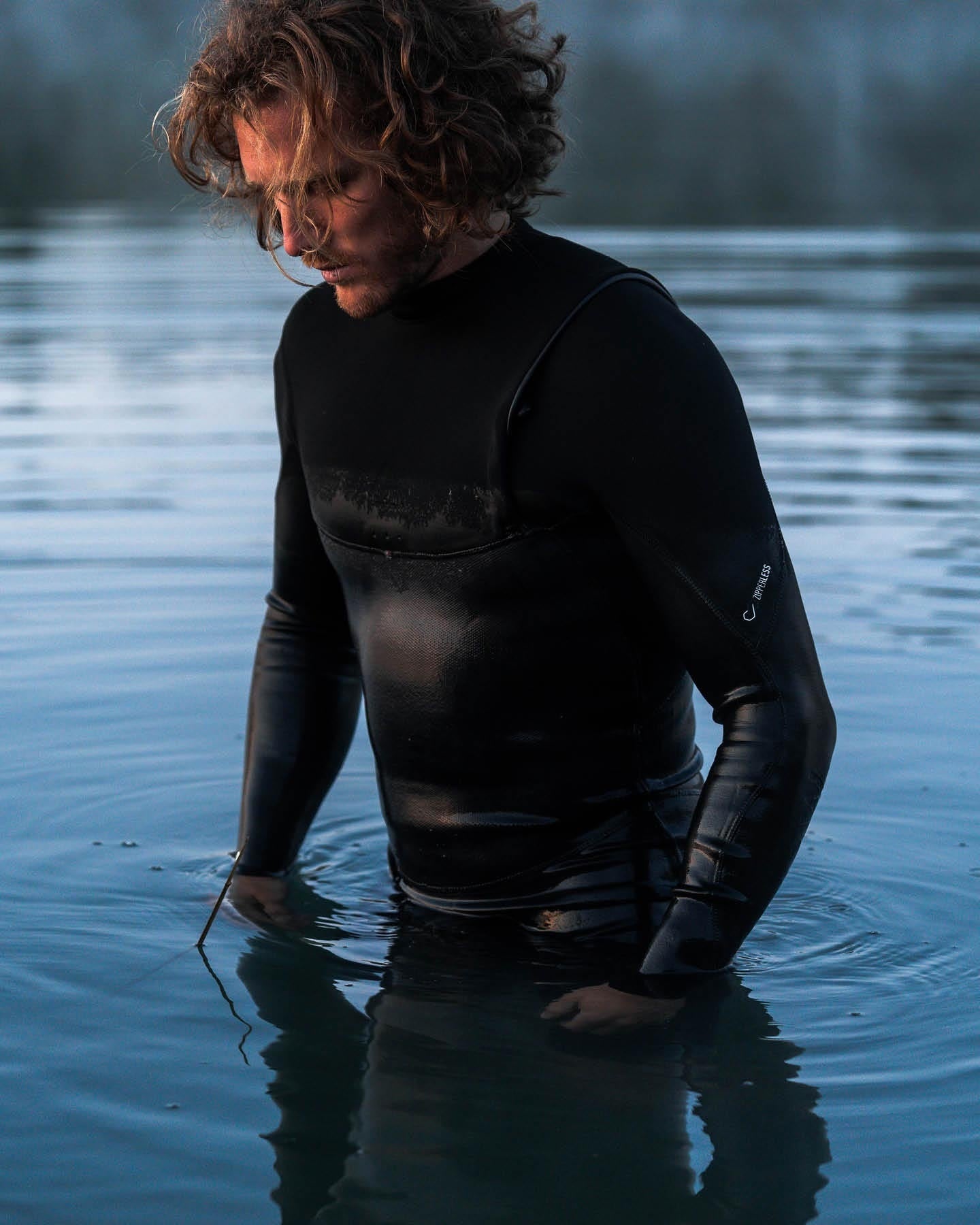 Zipperless '23 2/2 L/S Springsuit Black
