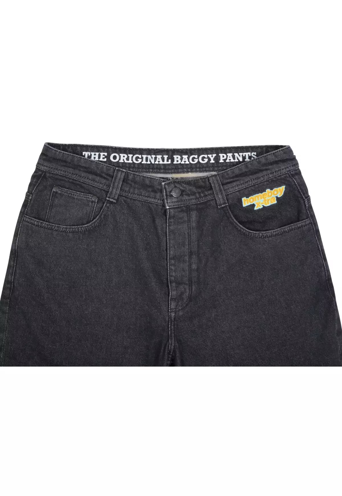X-Tra Baggy Denim Washed Black