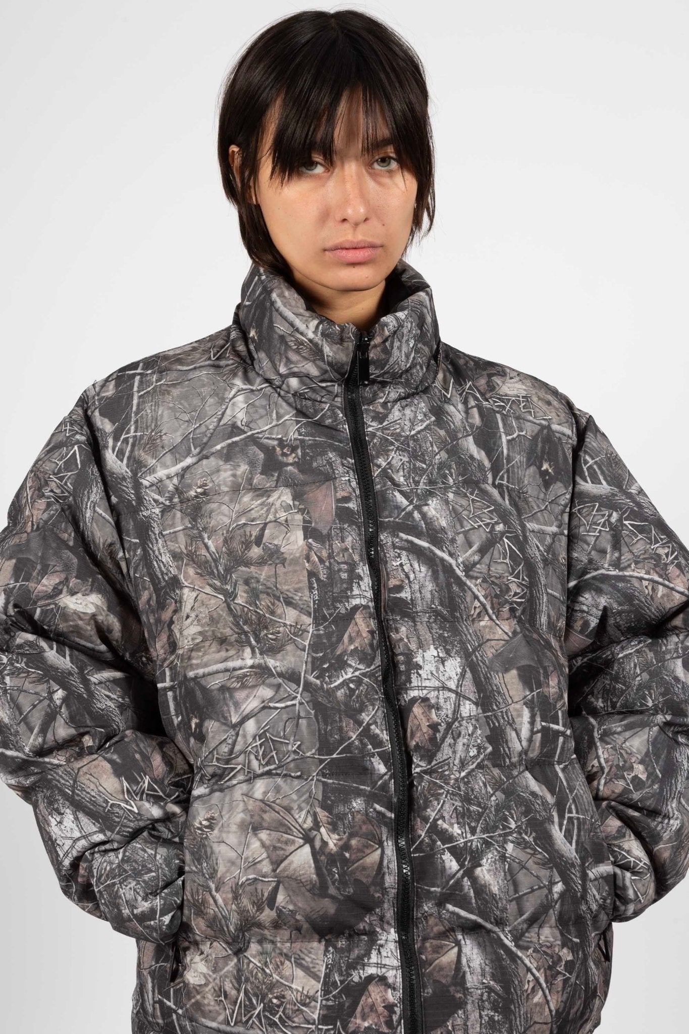 Puffer Hood Reverse Taïga Black/Camo
