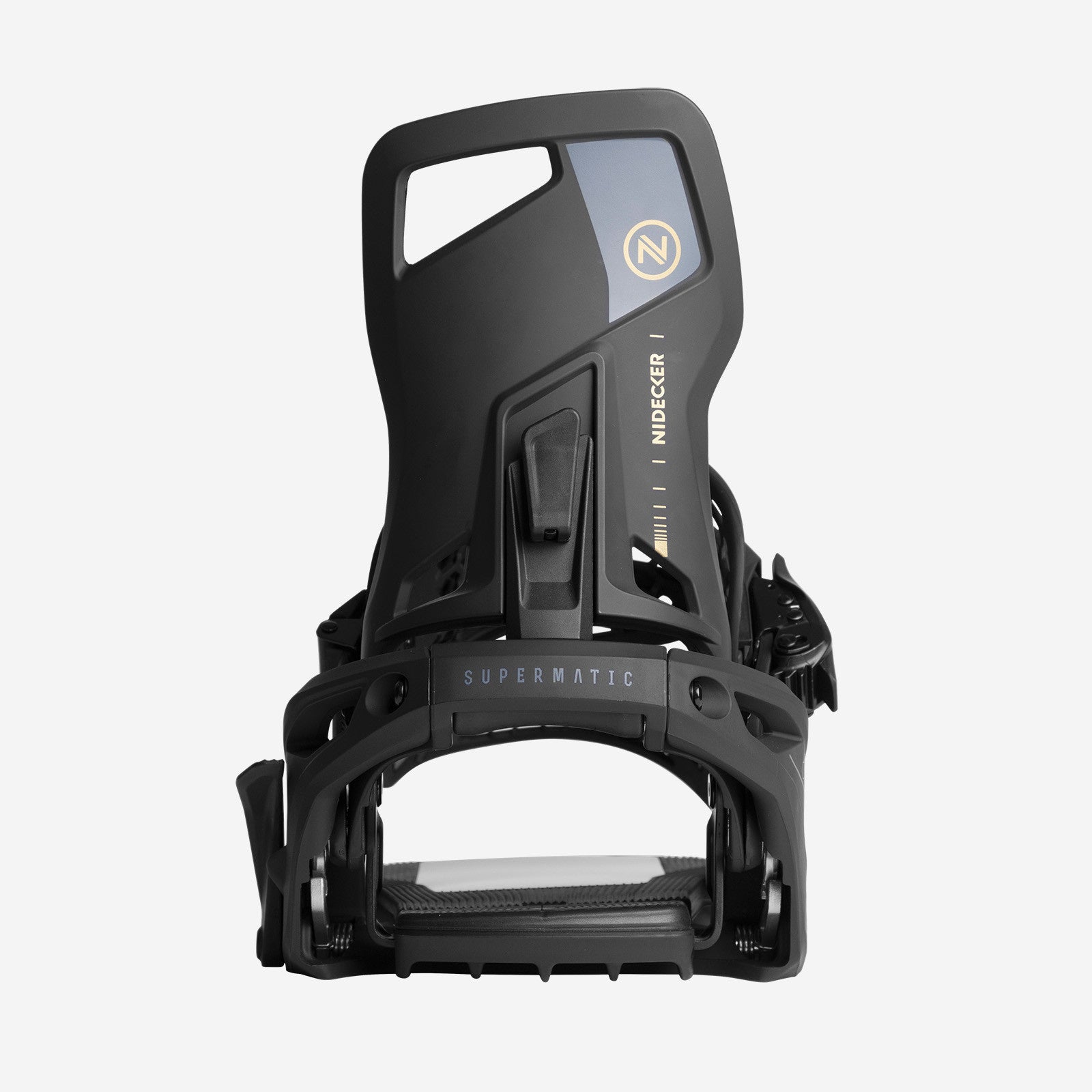 Supermatic Snowboard Binding Black