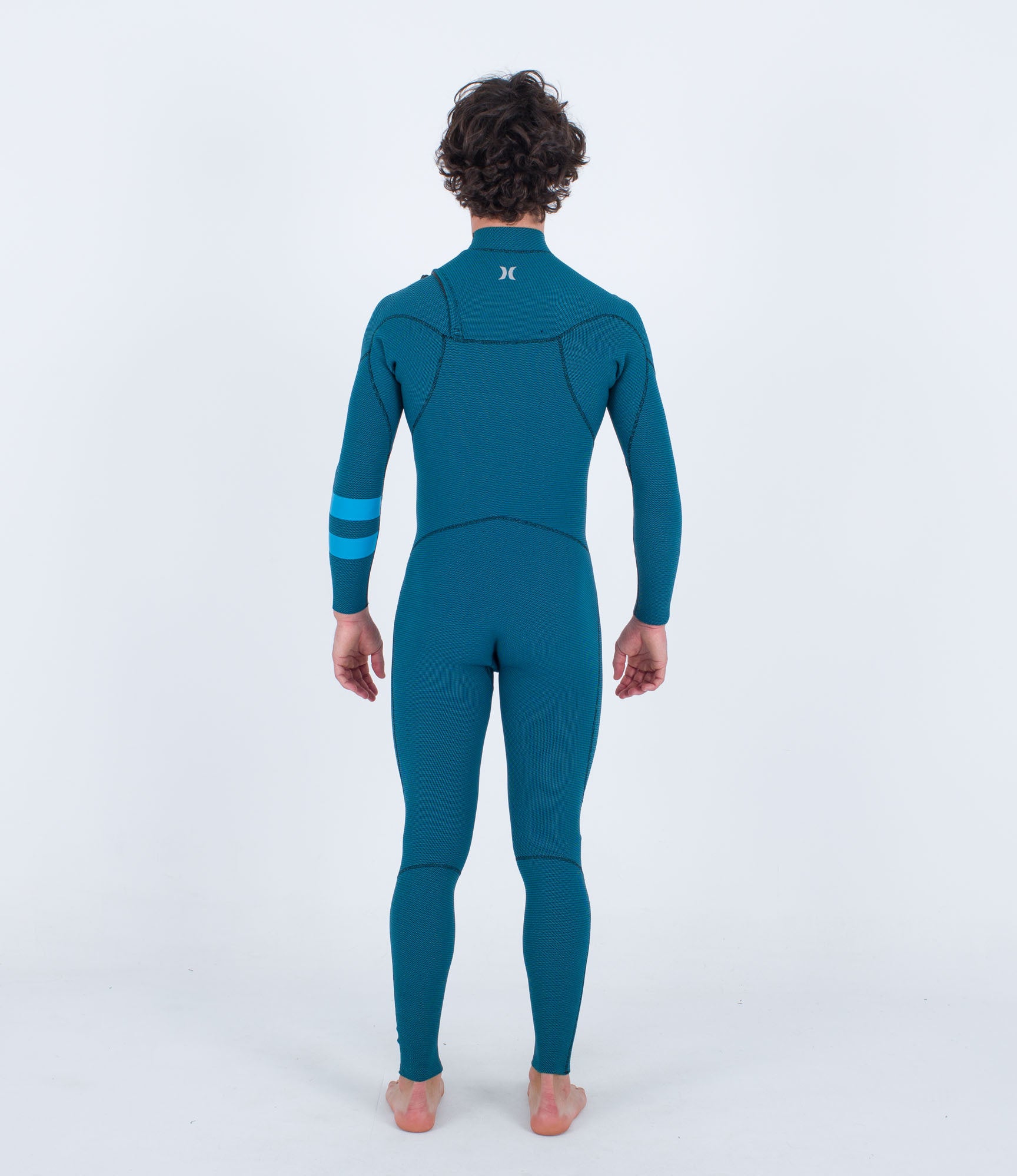 Men Plus 3/2mm Fullsuit Black/Skyblue