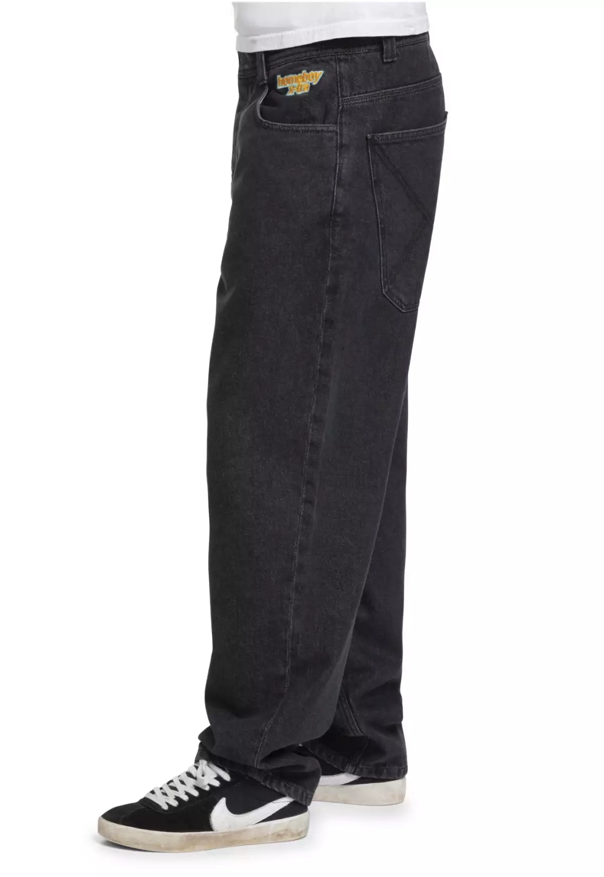 X-Tra Baggy Denim Washed Black
