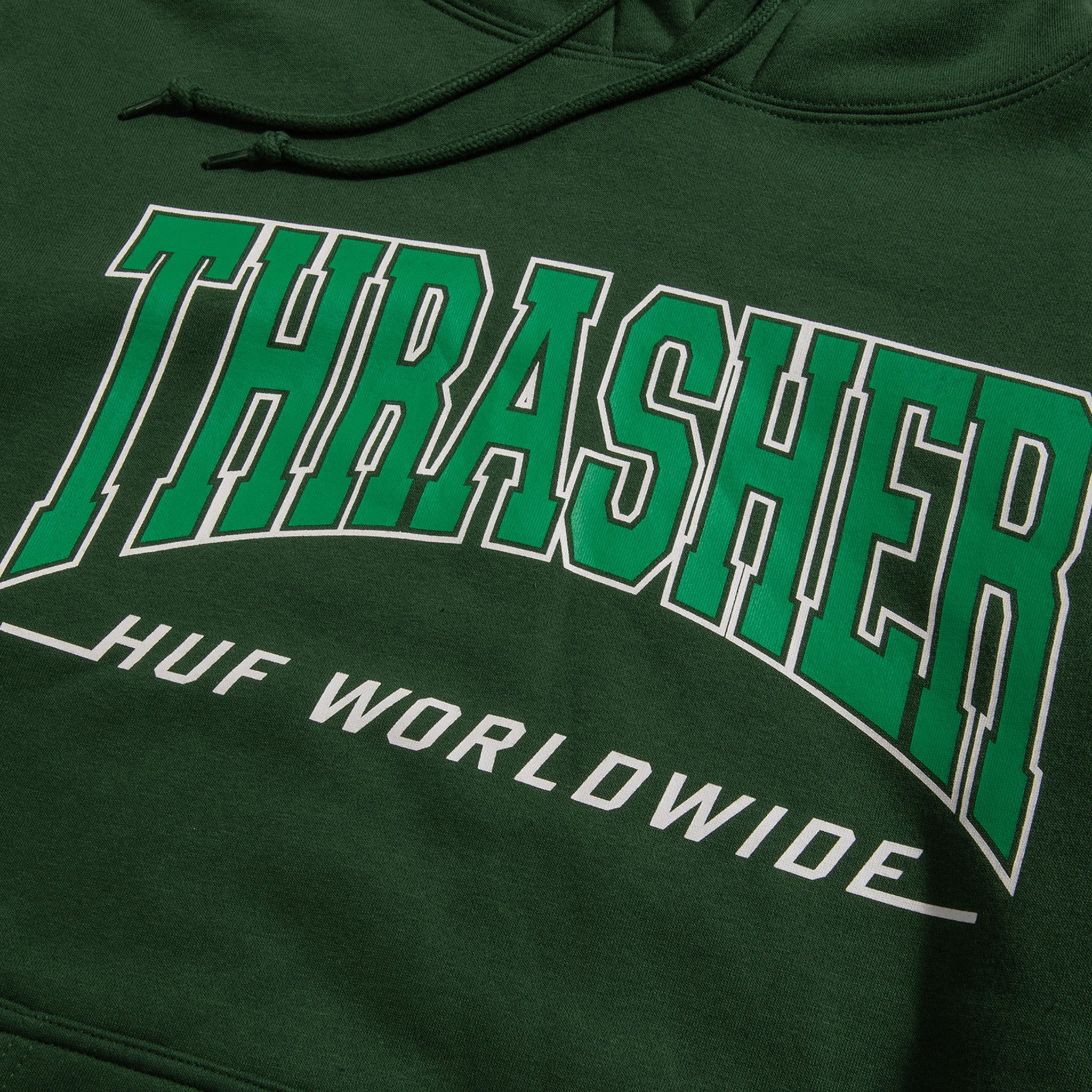 X Thrasher Bayview P/O Hoodie Forest Green