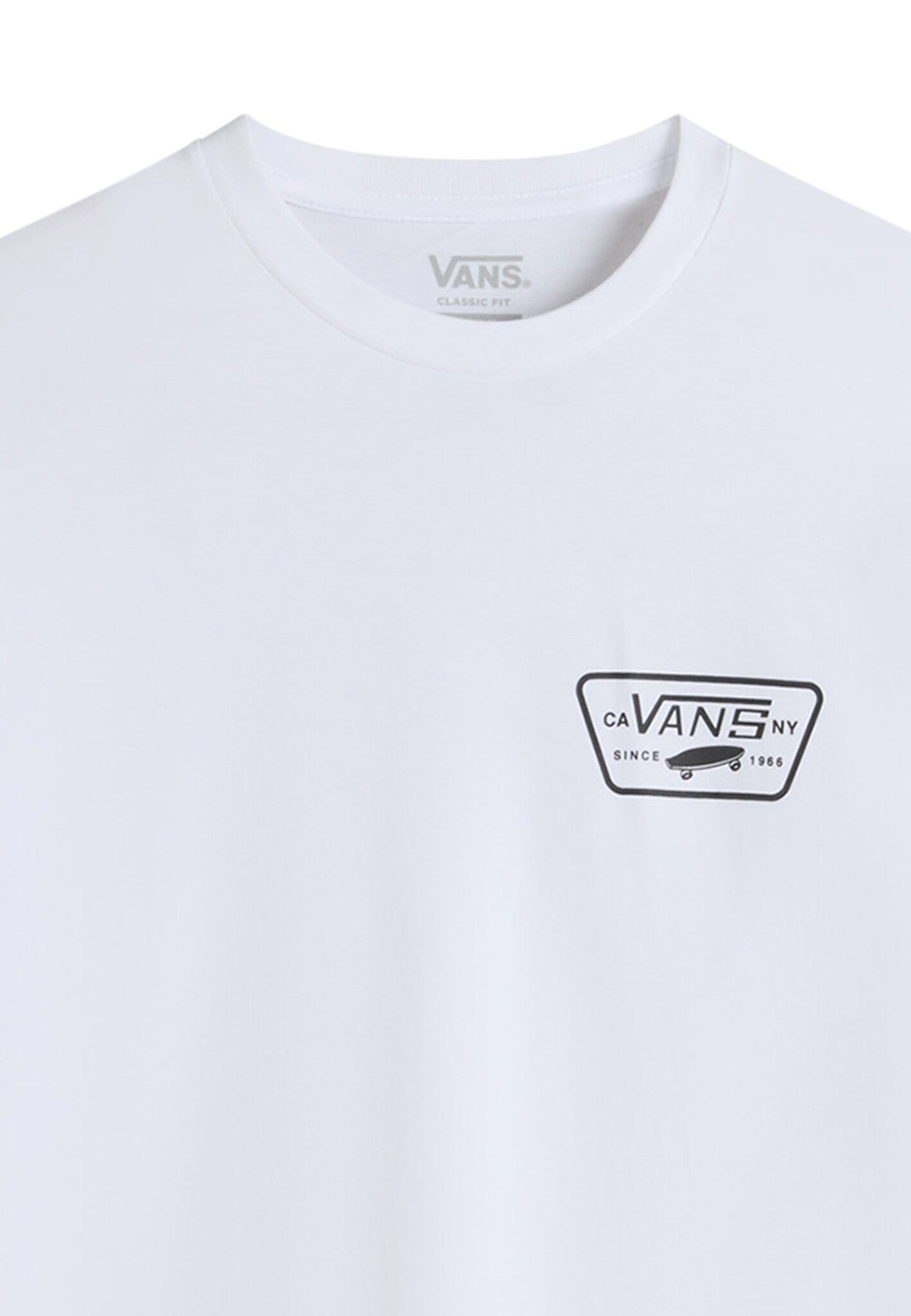 Full Patch Back Longsleeve White/Black